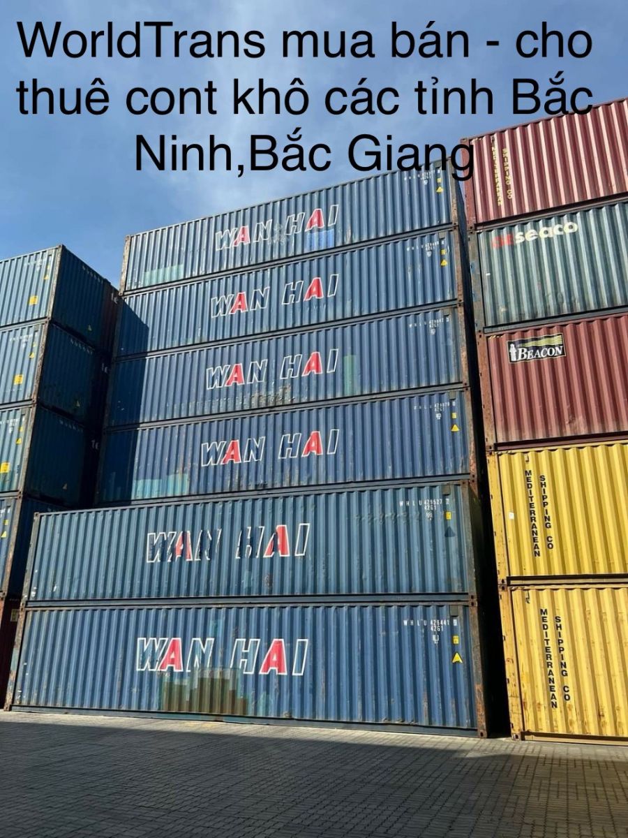 mua bán cho thuê container kho giá rẻ tại bắc ninh bắc giang